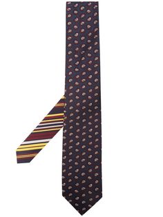 Etro двусторонний галстук с принтом пейсли