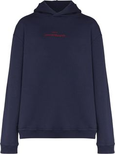 Maison Margiela худи с вышитым логотипом