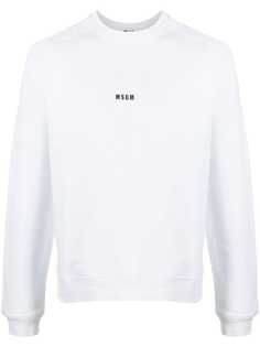 MSGM толстовка с контрастным логотипом