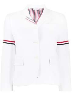 Thom Browne однобортный блейзер с контрастными полосками