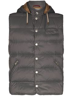 Brunello Cucinelli дутый жилет
