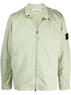 Stone Island бомбер с нашивкой-логотипом