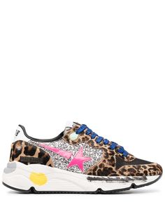 Golden Goose кроссовки Running Sole с блестками