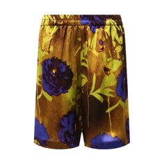 Шорты из вискозы и шелка Dries Van Noten
