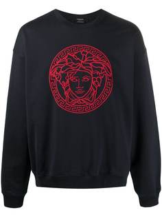 Versace толстовка с вышивкой Medusa