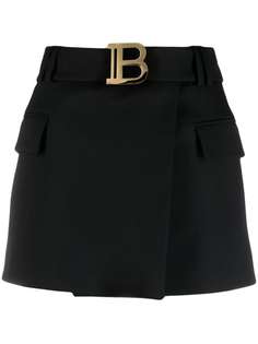 Balmain юбка с логотипом