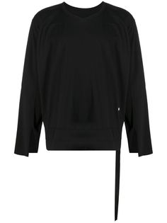 Rick Owens DRKSHDW футболка Varsity с длинными рукавами