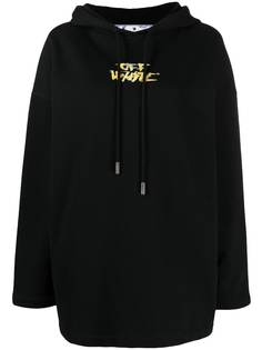 Off-White худи с логотипом