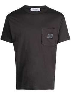 Stone Island футболка с нашивкой-логотипом