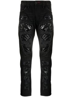 Philipp Plein джинсы Milano Cut с прорезями