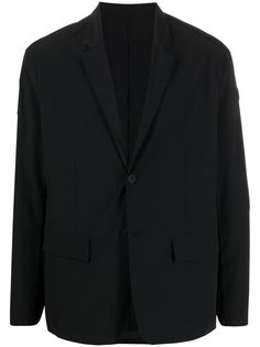 Moncler пиджак с нашивкой-логотипом