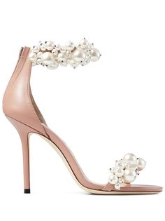 Jimmy Choo босоножки Maisel 100 с искусственным жемчугом
