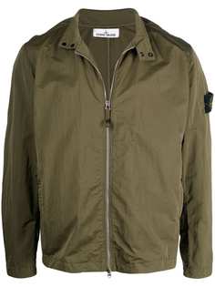 Stone Island бомбер с нашивкой-логотипом