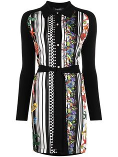 Versace платье мини с принтом Trésor De La Mer