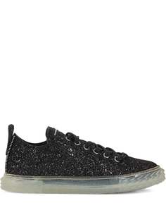 Giuseppe Zanotti кроссовки Blabber с блестками