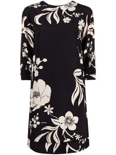 Ermanno Scervino платье-трапеция с цветочным принтом