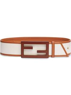 Fendi ремень с пряжкой-логотипом