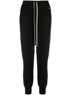 Rick Owens DRKSHDW спортивные брюки с низким шаговым швом