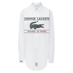 Хлопковая рубашка Lacoste