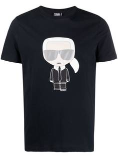 Karl Lagerfeld футболка с принтом Ikonik