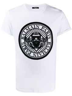 Balmain футболка с логотипом