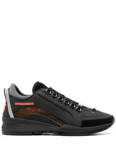 Dsquared2 кроссовки со вставками