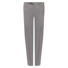 Брюки из шерсти и льна Corneliani