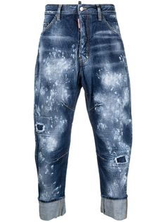Dsquared2 джинсы с эффектом потертости