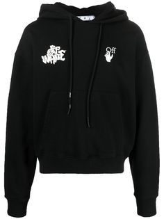Off-White худи с логотипом