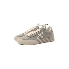 Замшевые кеды Vulcanized Off-White