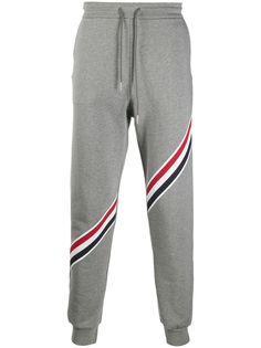 Thom Browne спортивные брюки в полоску