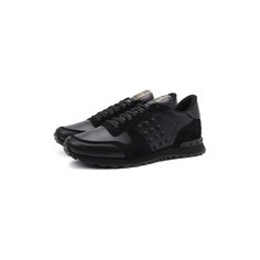Кожаные кроссовки Rockrunner Valentino Garavani Valentino