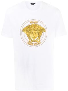 Versace футболка с принтом Medusa