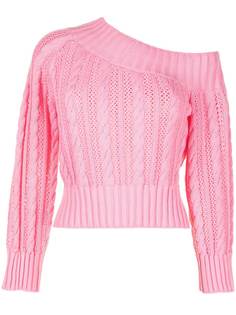 MSGM джемпер с открытыми плечами
