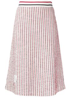 Thom Browne юбка миди с полосками RWB