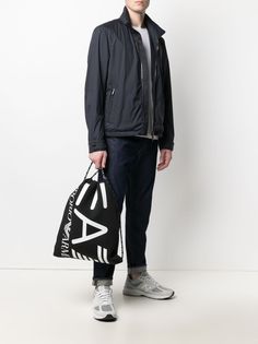 Ea7 Emporio Armani сумка с кулиской и логотипом