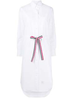 Thom Browne платье-рубашка с поясом