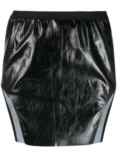 Rick Owens мини-юбка из искусственной кожи