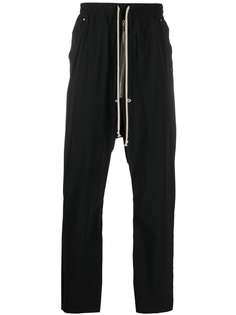 Rick Owens брюки с низким шаговым швом