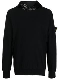 Stone Island худи с нашивкой-логотипом
