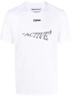 Off-White футболка с графичным принтом