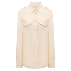 Рубашка из вискозы и шерсти Jil Sander