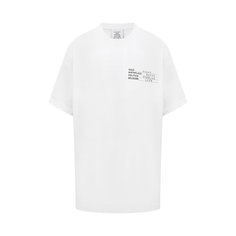 Хлопковая футболка VETEMENTS