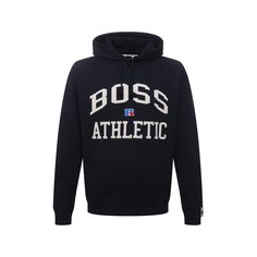 Хлопковое худи BOSS x Russell Athletic BOSS