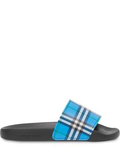 Burberry шлепанцы в клетку