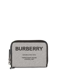Burberry кошелек на молнии с логотипом