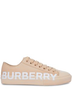 Burberry кеды с логотипом