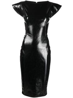 Rick Owens платье миди с короткими рукавами