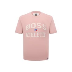 Хлопковая футболка BOSS x Russell Athletic BOSS