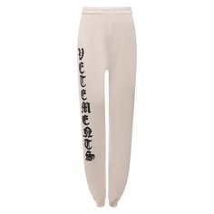 Хлопковые джоггеры VETEMENTS